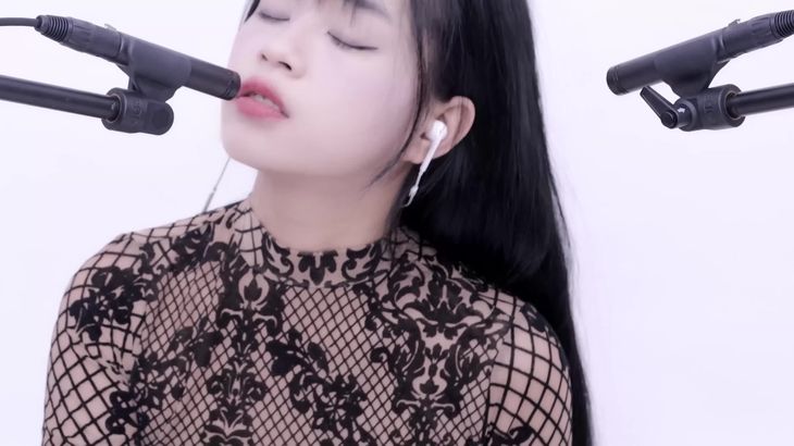 晓美ASMR在线播放:口腔音舔耳弹舌音按摩喘息助眠视频